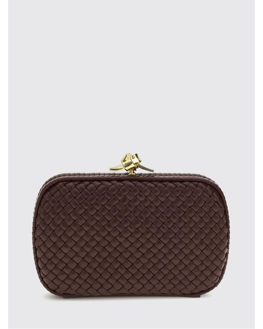 Bottega Veneta Brown Soft Knot Clutch