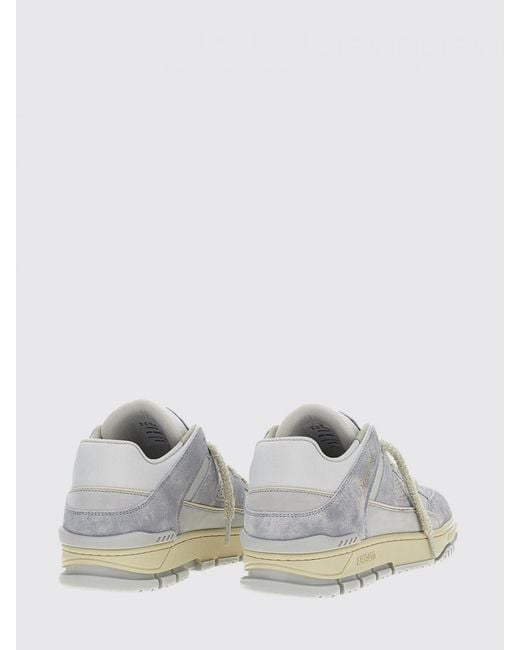Axel Arigato White Area Lo Aged Suede Sneakers for men