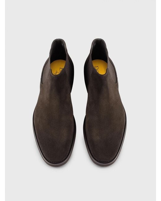 Doucal's Brown Suede Ankle Boots for men