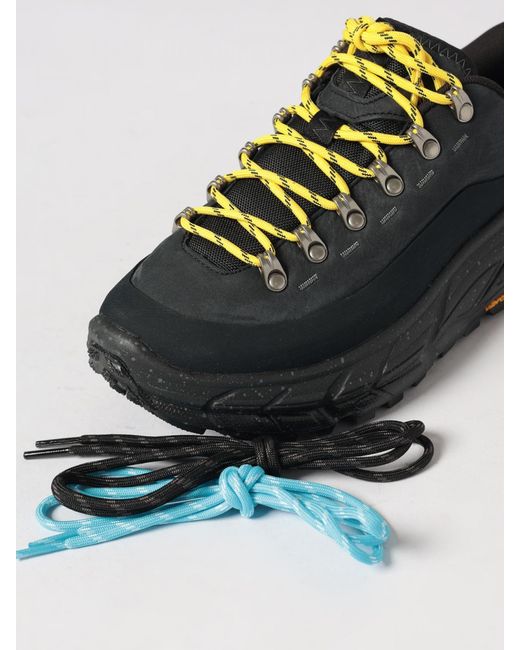 Hoka One One Black Tor Summit Nubuck And Rubber Sneakers for men
