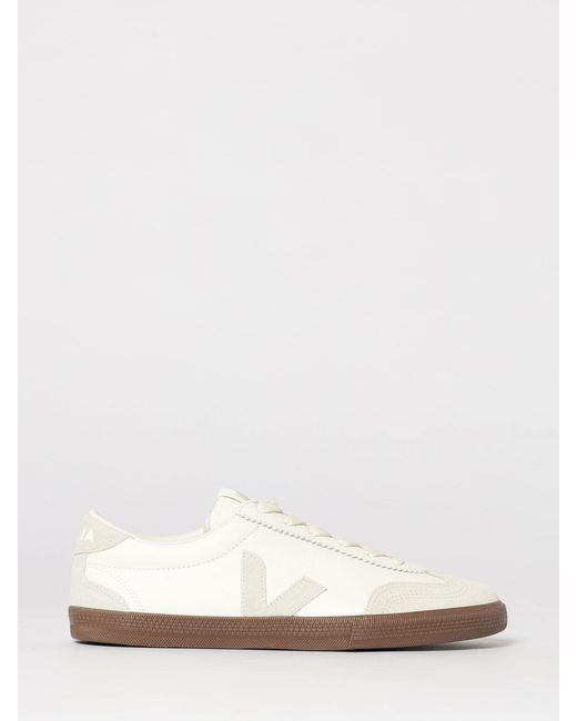 Veja White Volley Leather Sneakers O.T for men