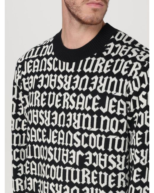 Jersey Hombre Versace Jeans Couture de hombre de color Black