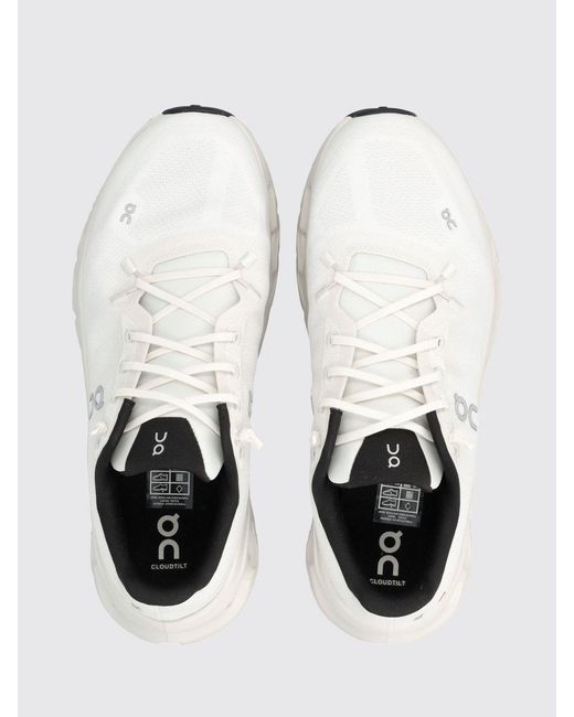 On Shoes White Cloudtilt Trainers for men