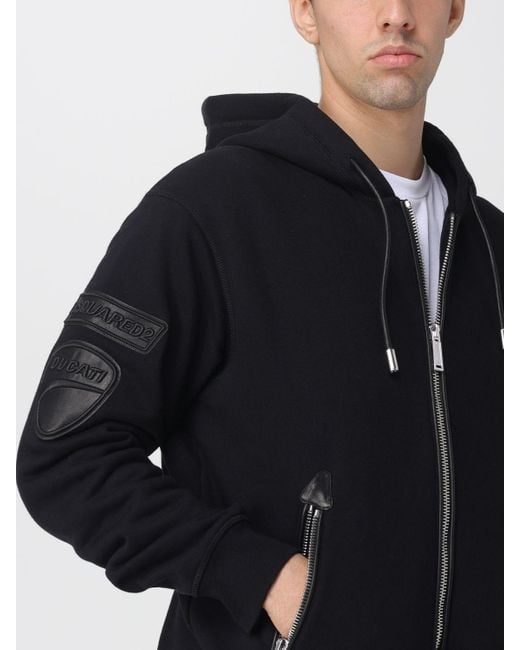 Dsquared2 Ducati Blue Sweatshirt for men