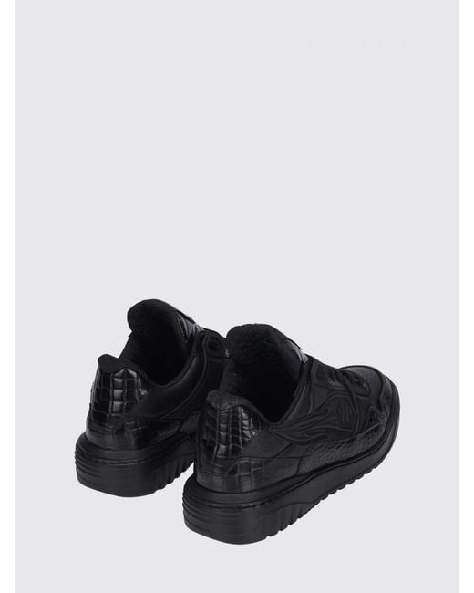 Philipp Plein Black Moonwalker Sneakers for men
