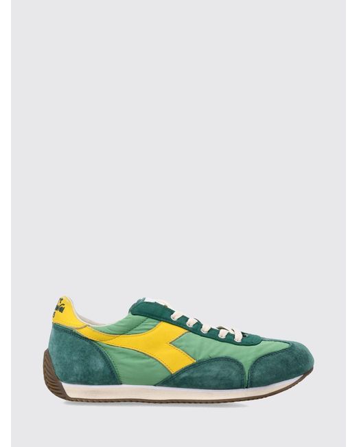 Diadora Green Suede And Nylon Equipe Sneakers for men