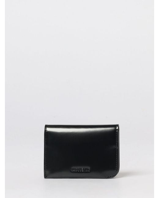 Jacquemus White Brushed Leather Credit Card Holder for men