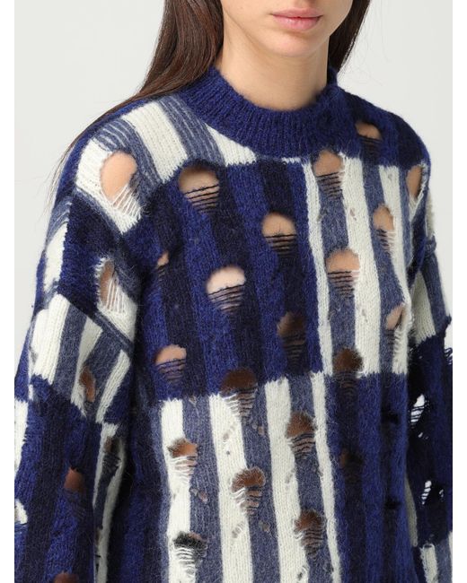 Off-White c/o Virgil Abloh Blue Sweater