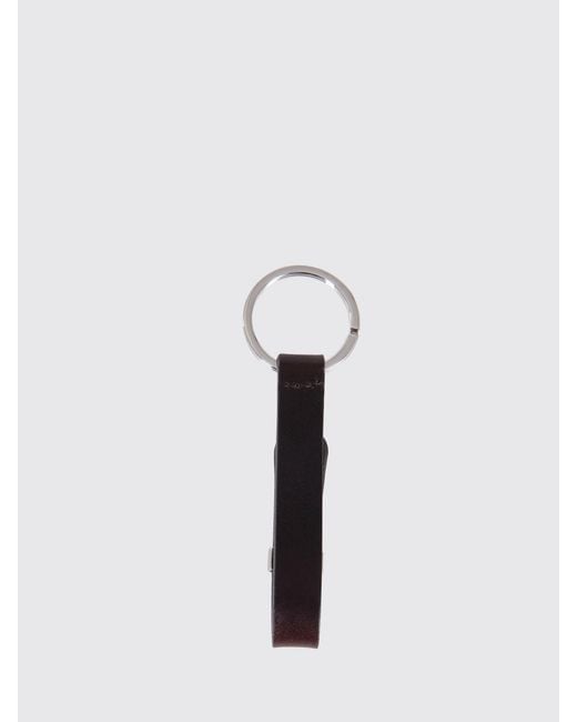 Orciani White Keyring for men