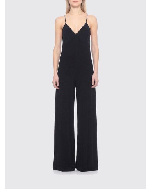 Norma Kamali Blue Jersey Jumpsuit