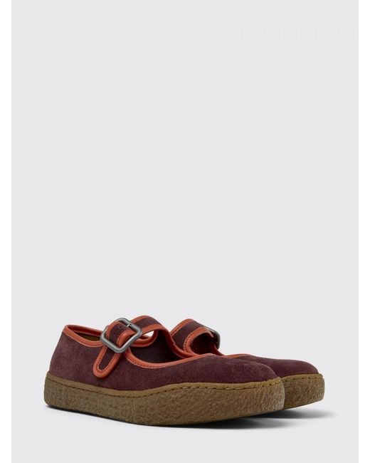 Camper Brown Peu Terreno Suede Sneakers