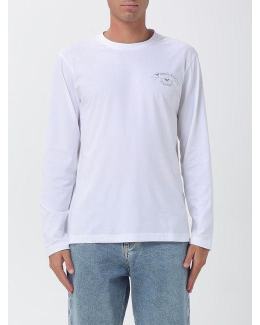 Emporio Armani White Polo Shirt for men