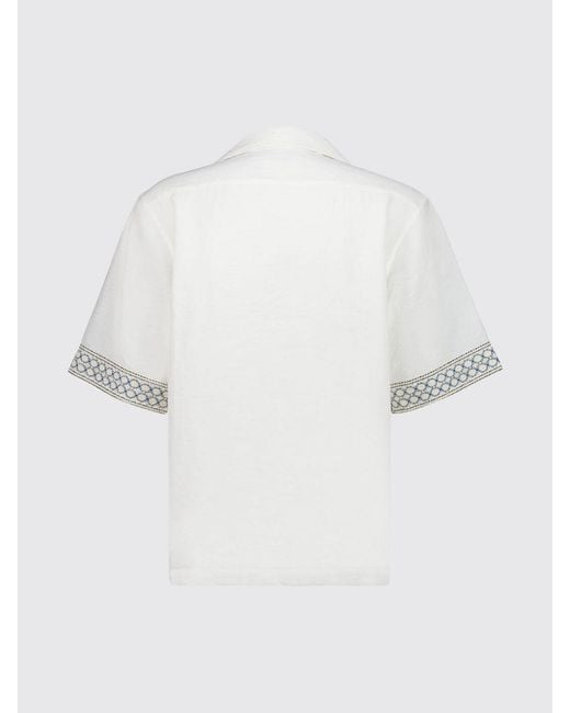 Camicia di Commas in White da Uomo