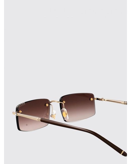 Montblanc White Mb0443S Metal And Acetate Sunglasses for men