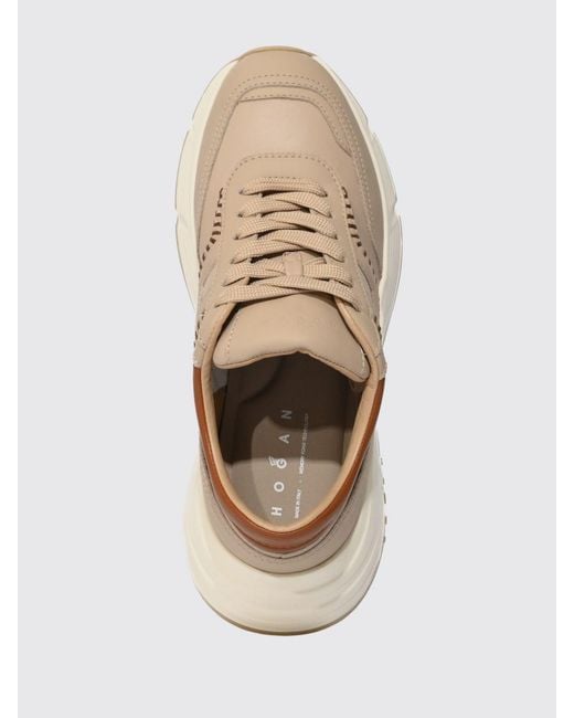 Hogan Natural H669 Nappa Leather Sneakers