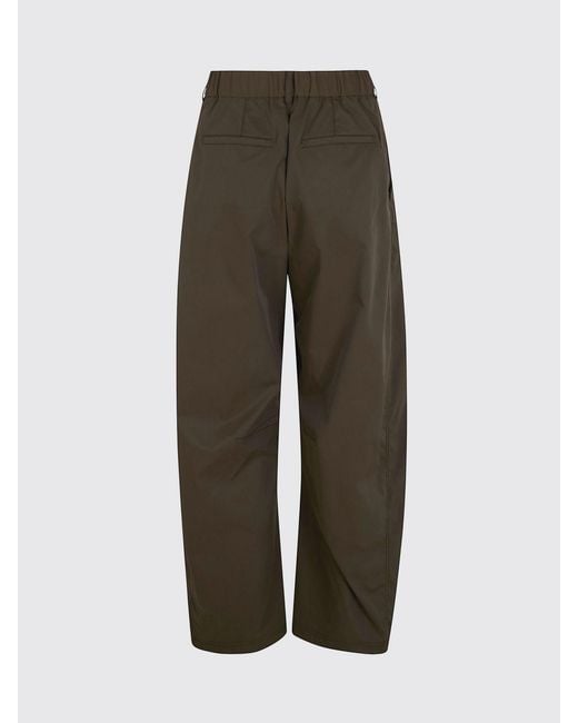 Herno Black High-Waisted Wide-Leg Trousers