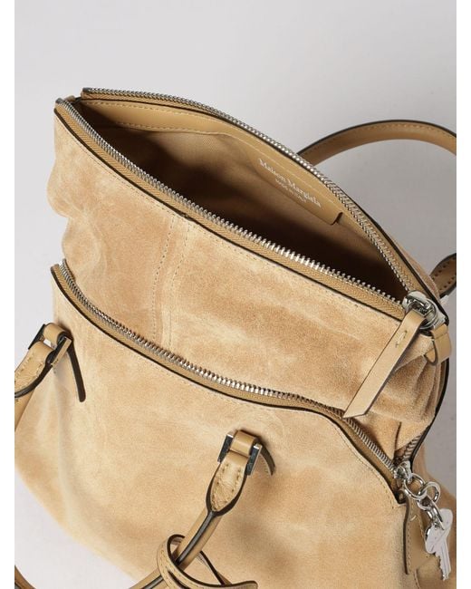 Maison Margiela Natural 5Ac Soft Suede Bag