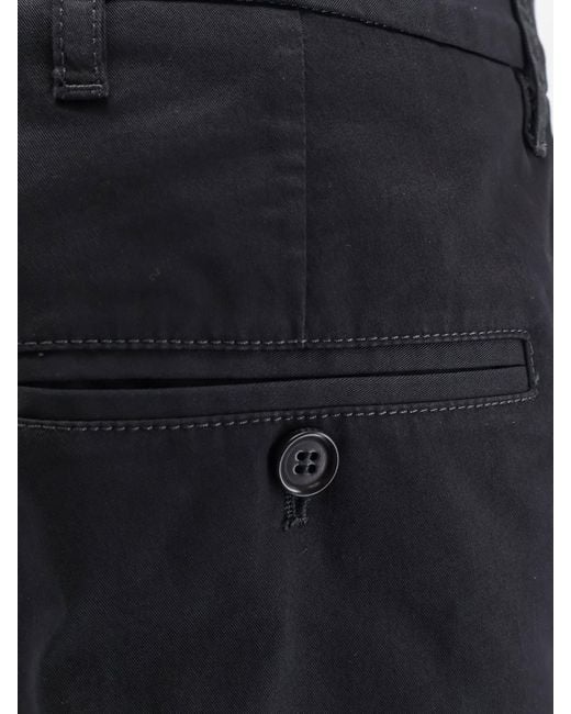 Aspesi Blue Slim Fit Stretch Cotton Trousers