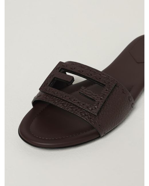 Sandalo Baguette di Fendi in White