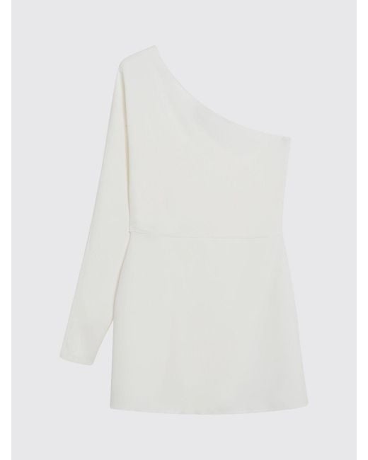 Valentino White Silk Single Breasted Top