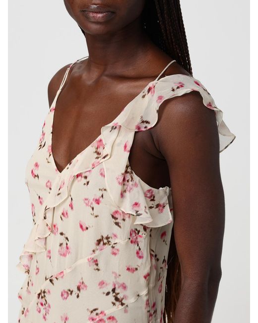 Isabel Marant Natural Floral Viscose Dress