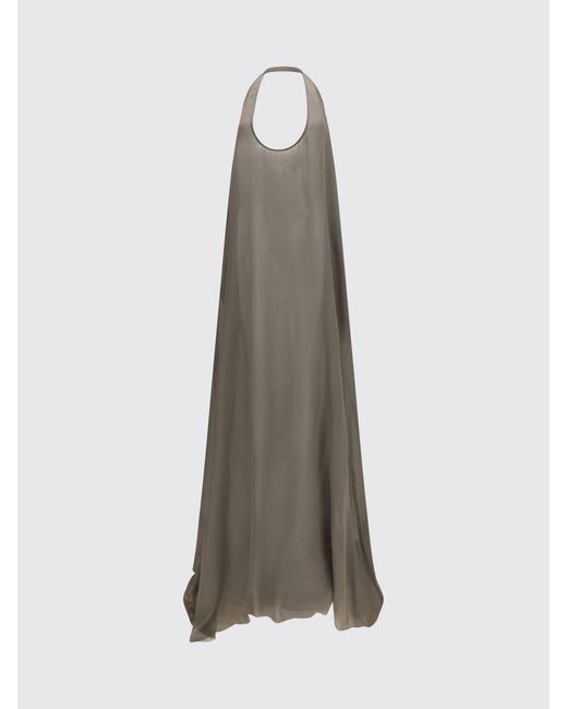 Rick Owens Multicolor A-Line Halterneck Midi Dress
