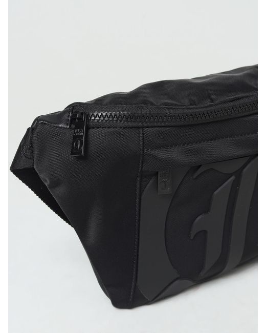 Just Cavalli Black Belt Bag for men