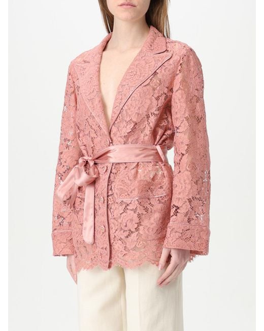 Dolce & Gabbana Pink Hemdbluse Damen