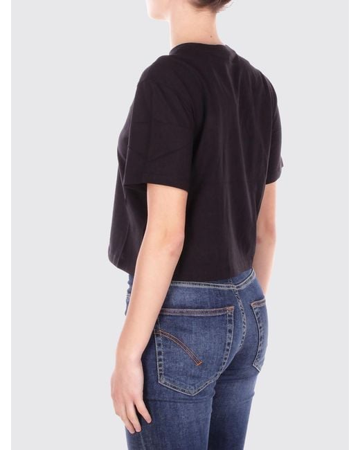 The North Face Black Cotton T-Shirt With Logo