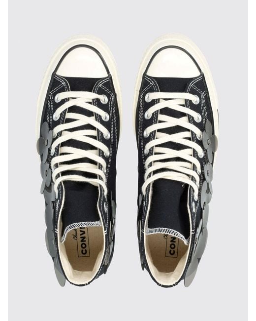 Converse White Chuck 70 3-D Flourish Canvas Sneakers With Applied Flowers