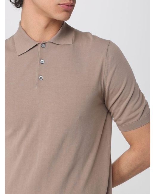 Ballantyne Blue Cotton Polo Shirt for men