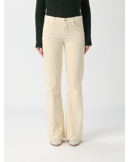 7 For All Mankind White Jeans