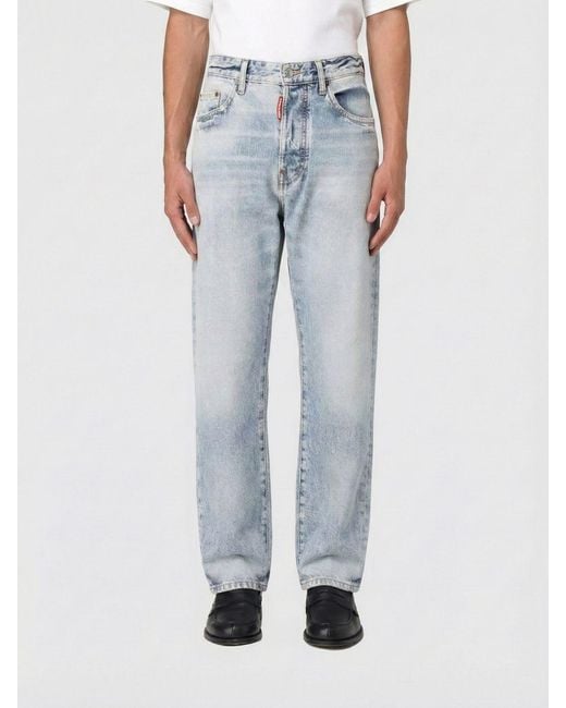 DSquared² Blue Cotton Denim Jeans for men