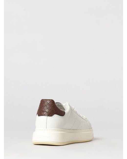 Woolrich Natural Leather Sneakers for men