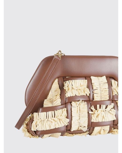 THEMOIRÈ Brown ThemoirÈ Bios Intreccio Vegan Leather Clutch