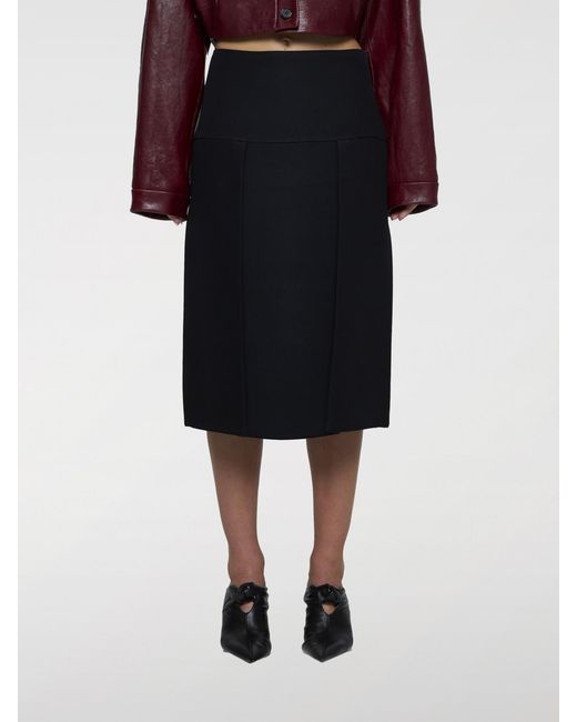 Khaite Black Skirt