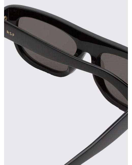 Retrosuperfuture Black Serioso Acetate Aviator Sunglasses for men