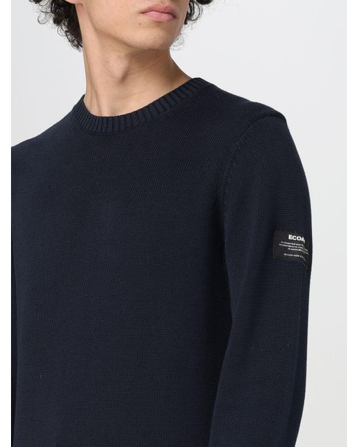 Maglia A Girocollo Basic di Ecoalf in Blue da Uomo