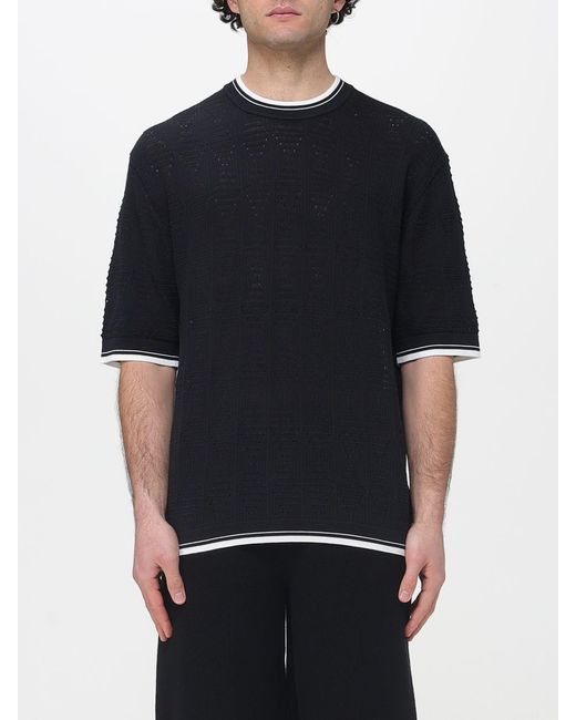 Laneus Black Basic Cotton T-Shirt for men