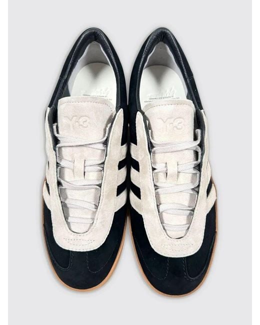 Y-3 White Gazelle Suede Sneakers for men