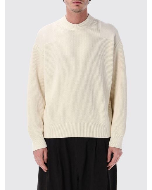 Studio Nicholson White Cotton Crewneck Pullover for men