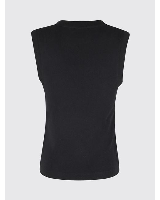 Vince Blue Basic Cotton Tank Top