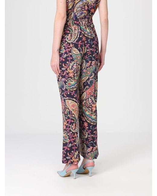Etro Multicolor Paisley Straight Trousers