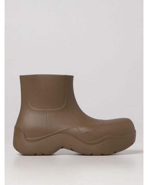 Bottega Veneta Puddle Rubber Boots in Brown for Men | Lyst
