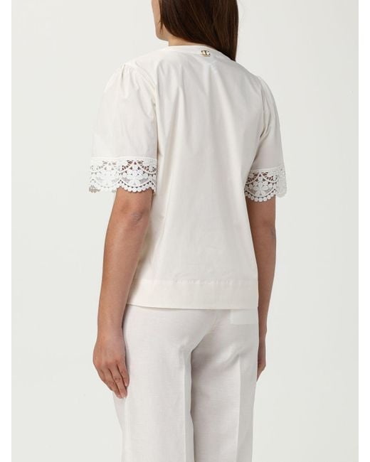 Camisa Mujer Twinset de color White