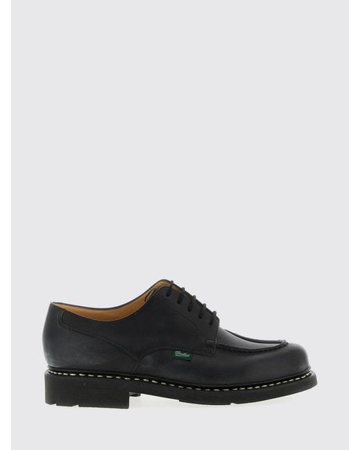 Paraboot White Leather Derby Shoes for men