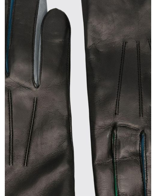 Paul Smith Black Classic Gloves for men