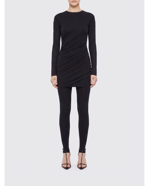 Jil Sander Blue Cotton Mini Dress