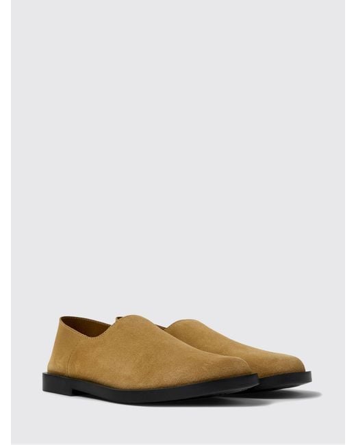 Camper Brown Don Suede Loafers for men