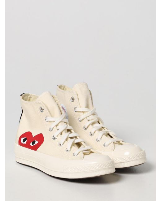 COMME DES GARÇONS PLAY Pink Chuck Taylor Comme Des Garçons Play X Converse Trainers for men